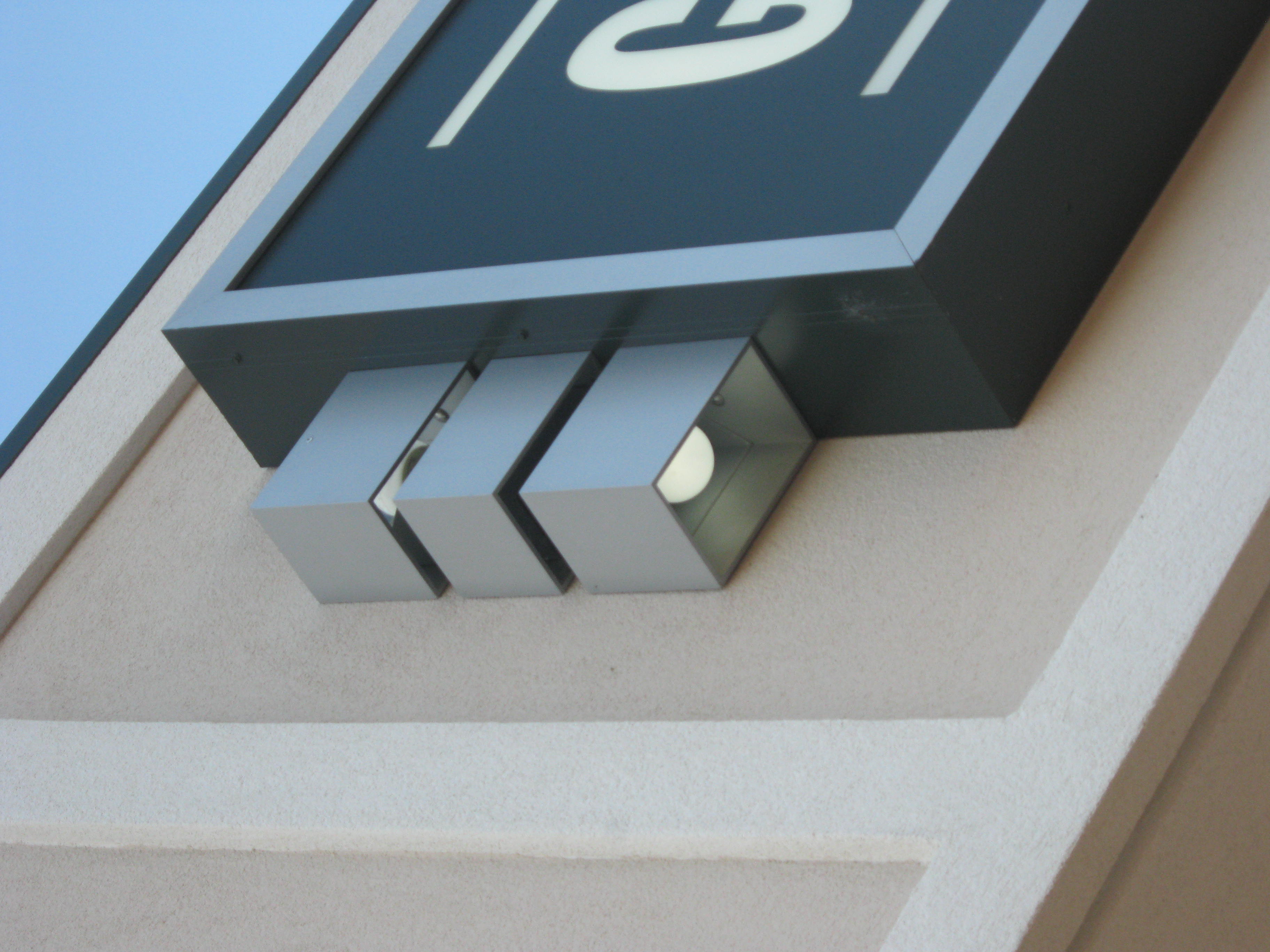 Sign Sconce sconce detail – Holiday Signs