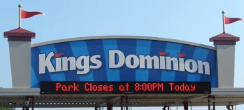 Kings Dominion Success Story-Signage for Theme Parks